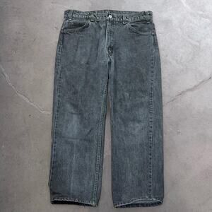 Vintage 90s Black Levi's 505 Made in USA Jeans 36x26